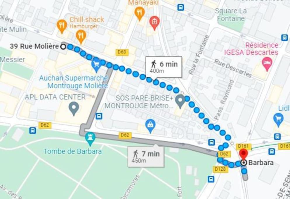 Magnifique Duplex 45 M2 Aux Portes De Paris Metro Barbara A 30mn Expo Porte De Versailles Apartment Montrouge